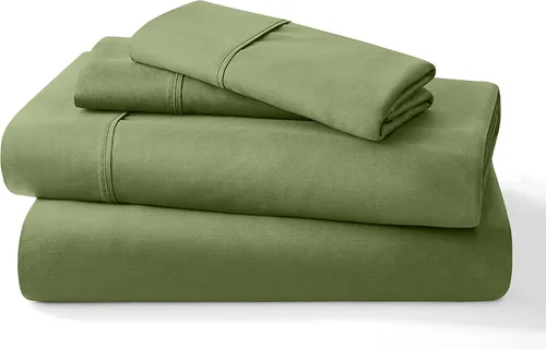 Miniatura 19 de Juego de sábanas puro de 100% algodón orgánico certificado de 1000 hilos, juego de ropa de cama de 4 piezas, bolsillo extra profundo de 24 pulgadas