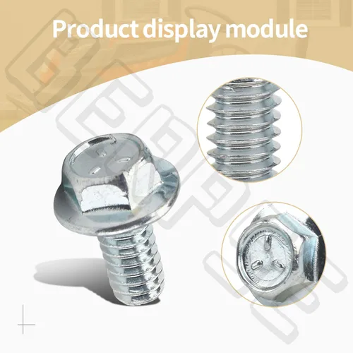 Miniatura 3 de Paquete de 6 tornillos autorroscantes para arandela hexagonal 710-0599 para MTD Troy-Bilt Craftsman Cub Cadet 1027 RZT42 LT 1046 2042 M60 M72 GT