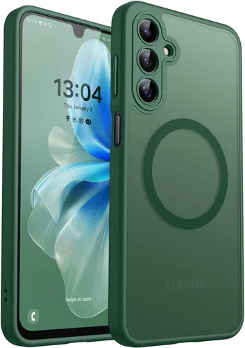 Miniatura 46 de CANSHN Funda diseñada para Samsung Galaxy A16-5G [protección completa de la cámara] [compatible con Magsafe] funda protectora trasera translúcida