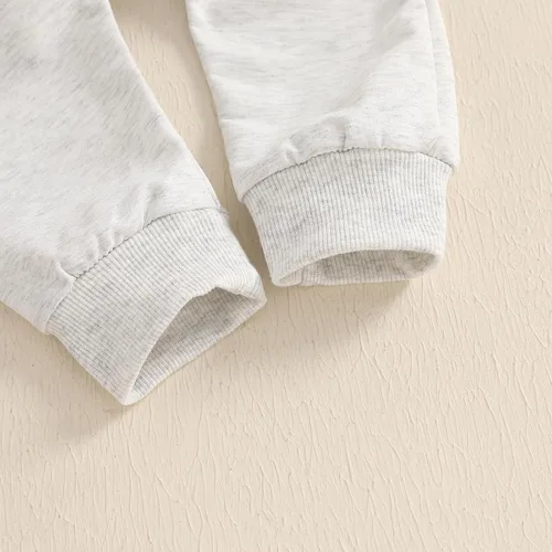 Miniatura 149 de BemeyourBBs Conjunto divertido de sudadera y pantalones de manga larga con letras divertidas para bebé niño y niño