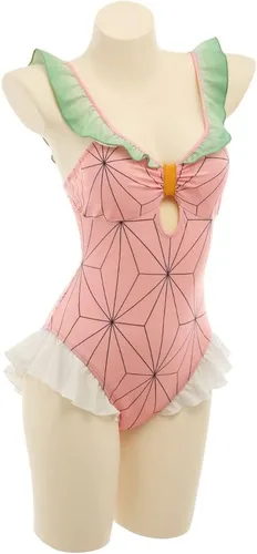 Miniatura 3 de haikyuu Traje de baño de una pieza de anime para mujer, estilo kawaii