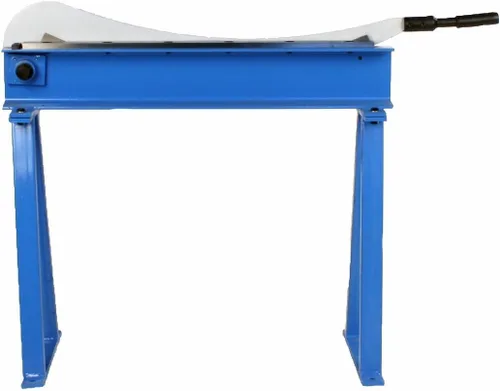 Miniatura 5 de Cizalla manual de guillotina de 32 pulgadas con soporte, cortador de chapa de calibre 16 con palanca compuesta mango extendido para un máximo
