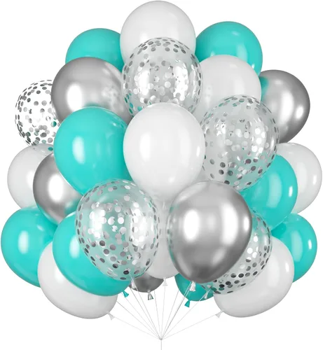 Miniatura 19 de Isndare Globos Negros, Dorados y Verdes para Decoraciones de Fiesta de Graduación 60 Piezas 30.5CM Globos Negros, Dorados y Verdes Metálicos Negro
