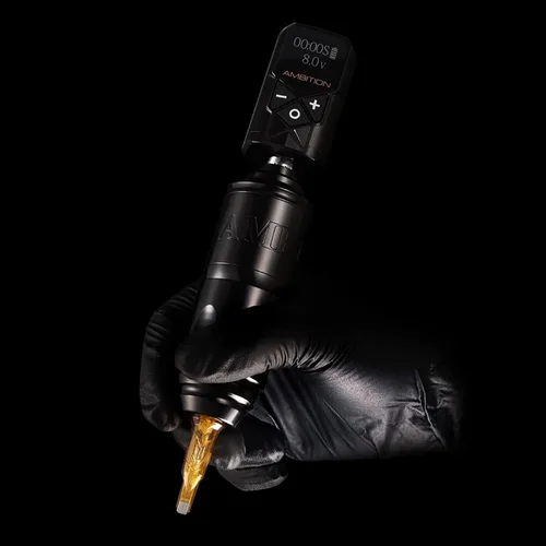Miniatura 7 de Ambition Kuark - Fuente de alimentación para tatuajes Ambition Kuark Mini Wireless Portable RCA Tattoo 2400mAh batería de litio con pantalla digital