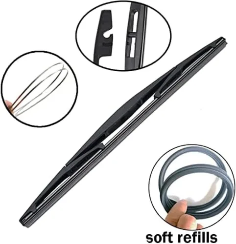 Miniatura 3 de Limpiaparabrisas trasero de 14 pulgadas para Nissan para X-Trail T31 2007 2008 2009 2010 2011 2012 limpiaparabrisas trasero del coche