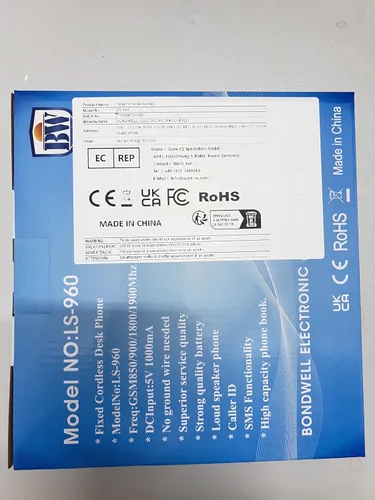 Miniatura 3 de Teléfono de escritorio GSM inalámbrico - Quadband, función SMS
