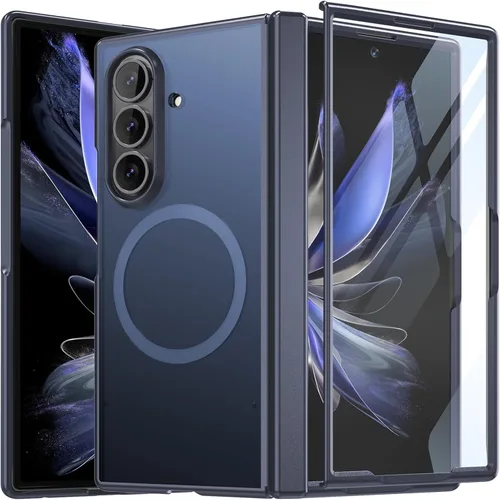 Miniatura 67 de WRJ Funda magnética para Samsung Galaxy Z Fold 7, [protector de pantalla integrado] [compatible con Magsafe], protección de bisagra de cuerpo
