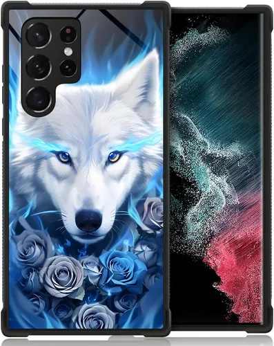 Miniatura 34 de CARLOCA Funda compatible con Samsung Galaxy S22 Ultra, increíble diseño de patrón de luz espacial nebulosa para niñas y niños, a prueba de golpes