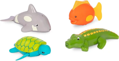 Miniatura 12 de Battat 10 botes de baño apilables - Horario de baño numerado y apilable - Juguetes flotantes para el baño, piscina, playa - Juguetes educativos