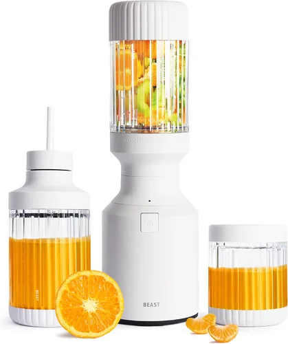 Miniatura 22 de La licuadora mini Beast Plus Mini licuadora de encimera de cocina Mezcla licuados de frutas y batidos, aderezos, salsas, salsas para mojar