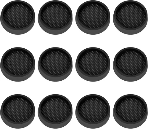 VOCOMO Copas de Ruedas Redondas de Goma de 2X2, Almohadillas Antideslizantes para Muebles, Agarre Antideslizante, Pies Antideslizantes para Muebles,