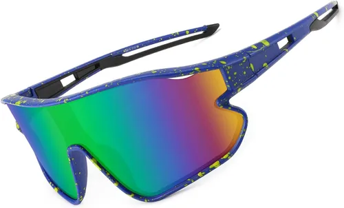 Miniatura 2 de WANWAN Lentes de sol juveniles, lentes de sol de béisbol para niños y niñas de 8 a 12 años, UV400, deportes, ciclismo, softbol