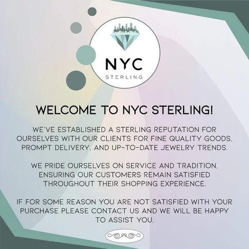 Miniatura 6 de NYC Sterling - Tobillera de plata de ley con circonitas cúbicas para mujer
