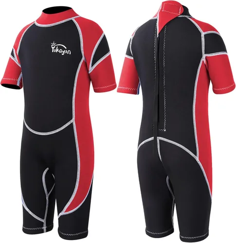 Miniatura 10 de Traje de neopreno para niños y niñas – Traje térmico de neopreno de 0.098 pulgadas para natación, buceo, surf, esnórquel