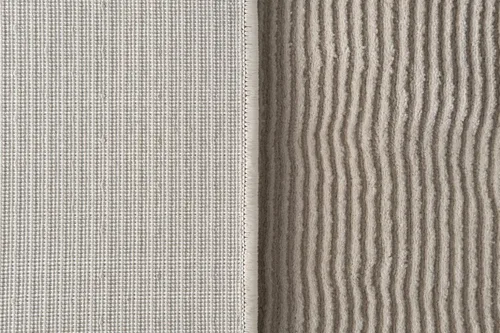 Miniatura 8 de Revival Rugs Stripe - Alfombra Corredor Lavable a Máquina para Pasillo y Entrada, 2 pies 7 x 9 pies, 100% Reciclado, Certificado Oeko-TEX, Pelo gris
