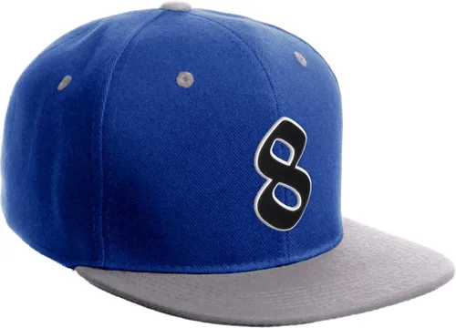 Miniatura 1608 de Daxton Gorra clásica con visera de billete plano con letras del alfabeto inglés antiguo de la A a la Z