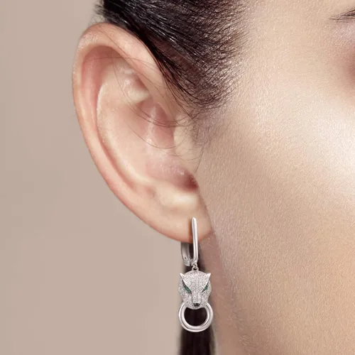 Miniatura 5 de Santuzza Aretes hipoalergénicos de plata de ley para mujer