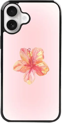 Miniatura 123 de Funda de teléfono de playa de verano a prueba de golpes y protectora con hibisco, bonitas fundas de teléfono para iPhone XR jamaica (Hibiscus Flower)