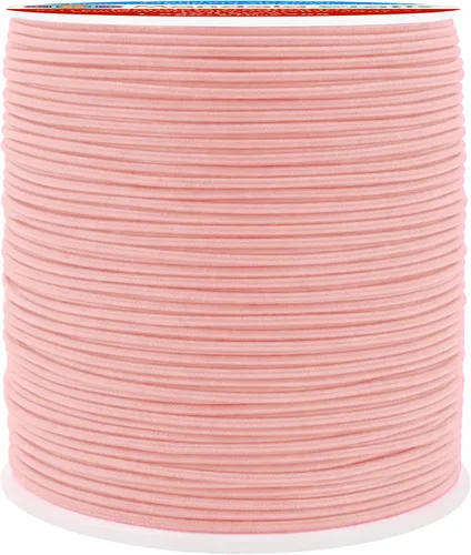 Miniatura 13 de Mandala Crafts Cuerdas elásticas color burdeos de 0.079 pulgadas para hacer joyas y cuentas, cuerda elástica de 76 yardas, hilo elástico redondo
