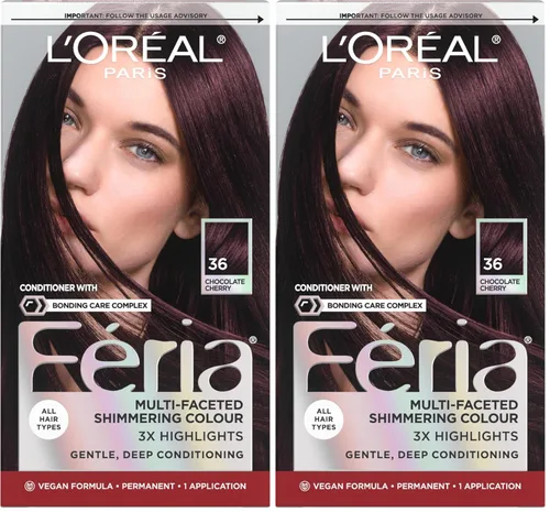 Miniatura 44 de L'Oreal Paris Feria - Tinte permanente multifacético y brillante, 60 Crystal Brown (castaño claro), paquete de 1 60 marrón claro