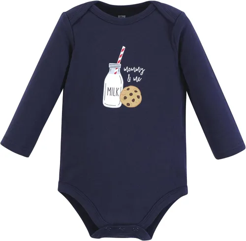 Miniatura 53 de Hudson Baby Body unisex de algodón de manga larga para bebé, leopardo rosa rojo