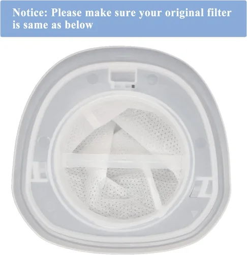 Miniatura 2 de Paquete de 6 filtros HNVCF10 compatibles con aspiradoras de mano Black+Decker HNVC220BCZ, HNVC115J06, HNVC115J22, HNVC115JB06, HNVC215B10