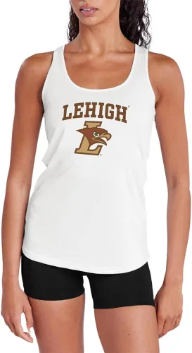 Miniatura 294 de Camiseta deportiva sin mangas oficial de NCAA Collegiate para mujer, con espalda cruzada, colección con logotipo primario