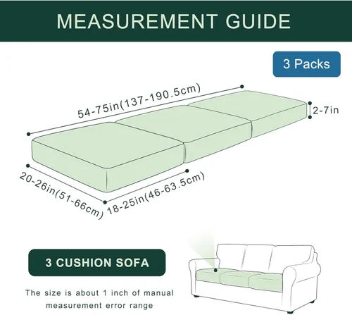 Miniatura 5 de hyha Fundas de Cojines de Sofá Impermeables, Funda Elástica Mágica para Asiento de Sofá, Fundas de Cojines Impermeables para Sofá Seccional/Sofá