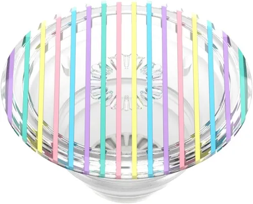 Miniatura 5 de PopSockets Agarre translúcido para teléfono con soporte expandible, PopSockets para teléfono, agarre adhesivo, PopGrip translúcido, bloque