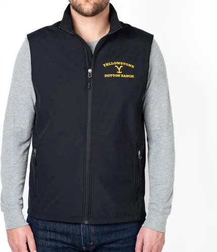 Miniatura 6 de PARAMOUNT NETWORK Yellowstone Dutton Ranch Logo Core Soft Shell Chaleco con licencia