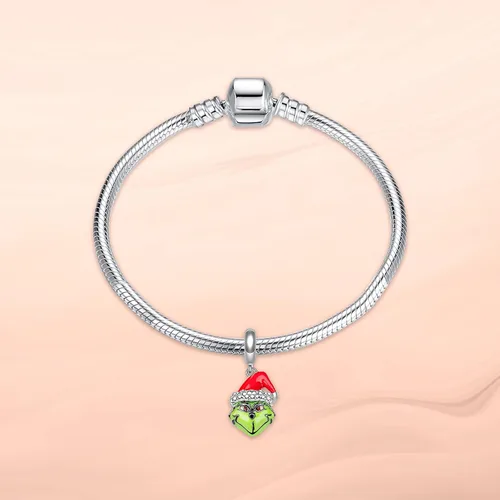 Miniatura 2 de Annmors Christmas Charm for Woman-925 Sterling Silver Dangle Pendant Bead,Girl Jewelry Beads Gifts for Women Bracelet&Necklace