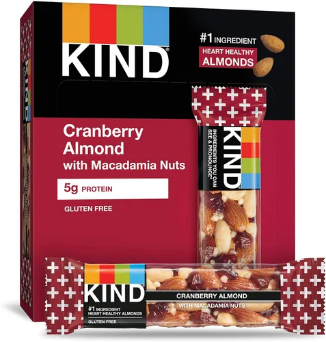 Miniatura 5 de KIND Barras de frutas y nueces y arándanos y almendras paquete (12 unidades)
