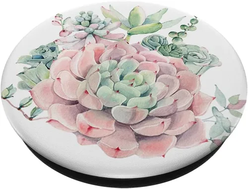 Miniatura 2 de Nature Magick - Soporte y agarre para teléfonos y tabletas con diseño de PopSockets, color rosa