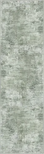 Miniatura 1204 de IOHOUZE Alfombra abstracta lavable de 3 x 12 pies para pasillos, antideslizante para cocina, camino de entrada de lana sintética para interiores