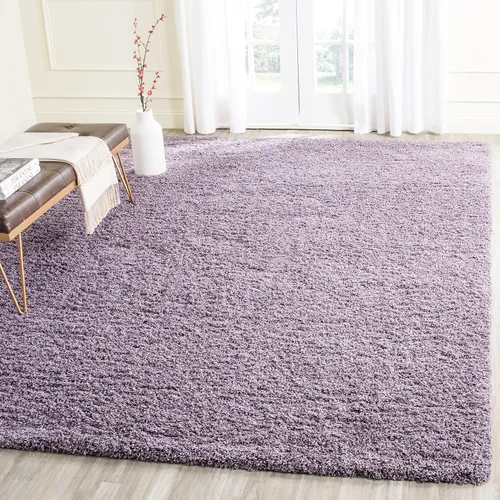 Miniatura 71 de SAFAVIEH Laguna Shag Collection - Alfombra decorativa, 2 pies 3 pulgadas x 4 pies, color beige, diseño sólido, no desprende pelusa y de fácil