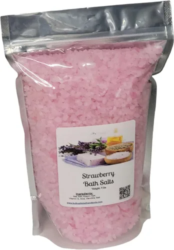 Miniatura 3 de Sales de baño Bolsa de 4 lb (64 oz.) Elija su aroma Sal de Epsom Sal marina Baño Cuidado corporal Belleza Relajación Spa