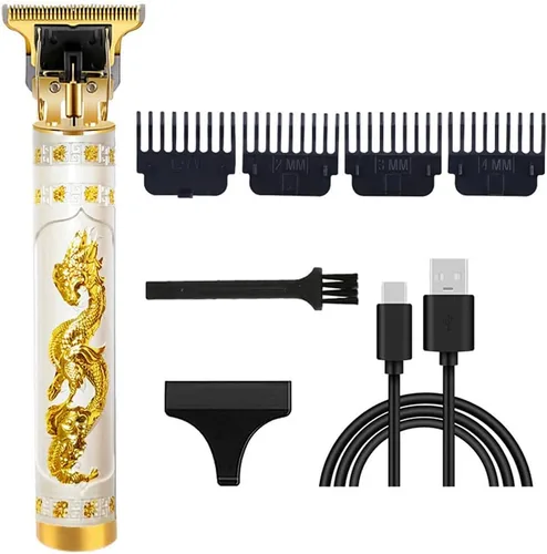 Miniatura 70 de Cortadora de pelo profesional para hombres y mujeres, inalámbrica, recargable, recortadora de pelo, kit de aseo de corte de cuerpo de metal