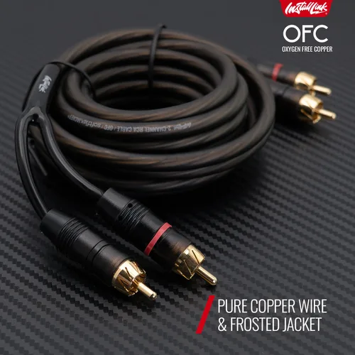 Miniatura 9 de Install Link Cable de audio RCA para subwoofer o cable estéreo, 2 canales, 12 pies