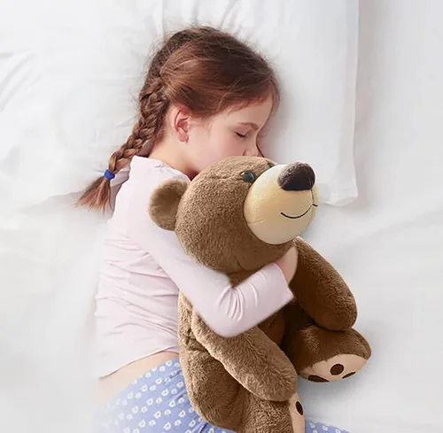 Miniatura 4 de Oso de peluche con peso de 3.5 libras, almohada de animales de felpa con peso de 24 pulgadas, bonitos juguetes de peluche kawaii, regalos
