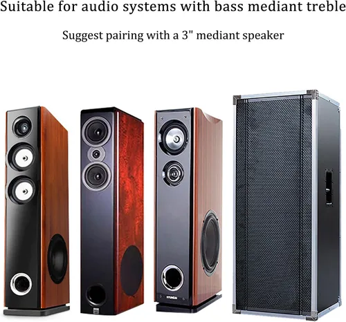 Miniatura 7 de HiQltyla Altavoz cruzado de 3 vías, WEAH-3505A 300W Crossover pasivo ajustable para audio doméstico de automóvil 4 a 8 ohmios Bass Mediant Tweeter