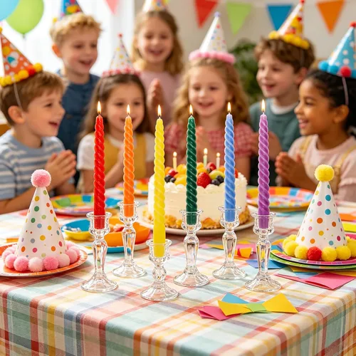 Miniatura 7 de Whaline 12 velas cónicas en espiral arcoíris de 10 pulgadas, 6 colores, sin goteo, velas de cera retorcidas, velas largas sin perfume para eventos