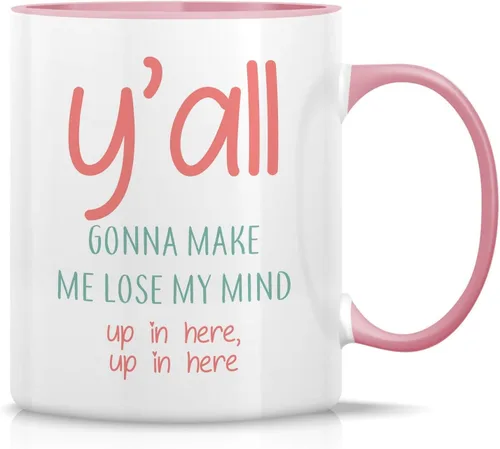 Miniatura 8 de Retreez Taza divertida – You All Y'all Gonna Make Me Lose My Mind - Tazas de café de cerámica de 11 onzas – Divertido, sarcasmo, sarcástico