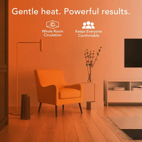 Miniatura 2 de Vornado Rise 20H (2025) - Calentador de torre para toda la habitación para el hogar, 3 ajustes de calor, seguridad avanzada, calefacción específica