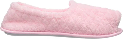 Miniatura 6 de MUK LUKS - Zapatilla de pie para mujer con punta abierta ajustable, rosa