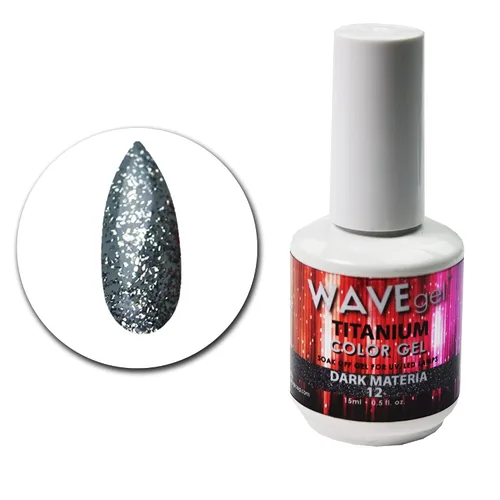 Miniatura 13 de WAVEGEL - Esmalte de uñas en gel con purpurina, colección Titanio, #28 Twinkle Pink I 0.5 onzas
