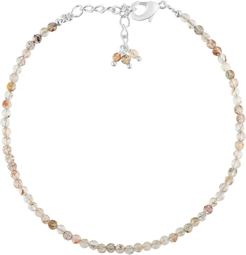 Miniatura 17 de TGH Pulsera de cuentas naturales con piedras preciosas microfacetadas, joyería para ella, cristales curativos energéticos de piedra natal, cadena