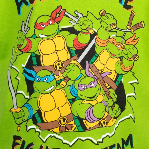 Miniatura 4 de Teenage Mutant Ninja Turtles Conjunto de camiseta estampada y pantalones cortos de malla