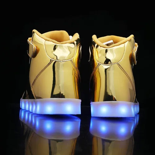 Miniatura 5 de Wooowyet Zapatos con luz LED para niños y niñas, para Halloween, Navidad