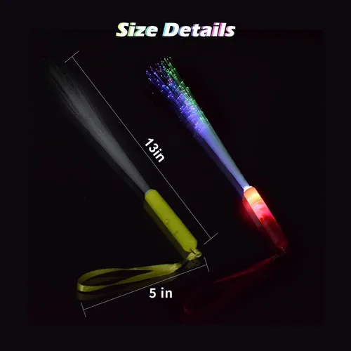Miniatura 4 de Varitas luminosas a granel, 72 varitas de luz LED con 3 modos de colores, que brillan en la oscuridad, suministros de fiesta para bodas, raves