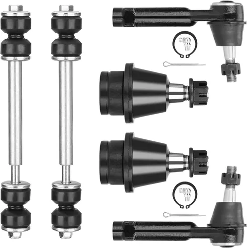 Miniatura 8 de Kit de suspensión con junta esférica para brazos de control superiores delanteros 4WD, compatible con Chevy Avalanche Silverado Suburban, compatible